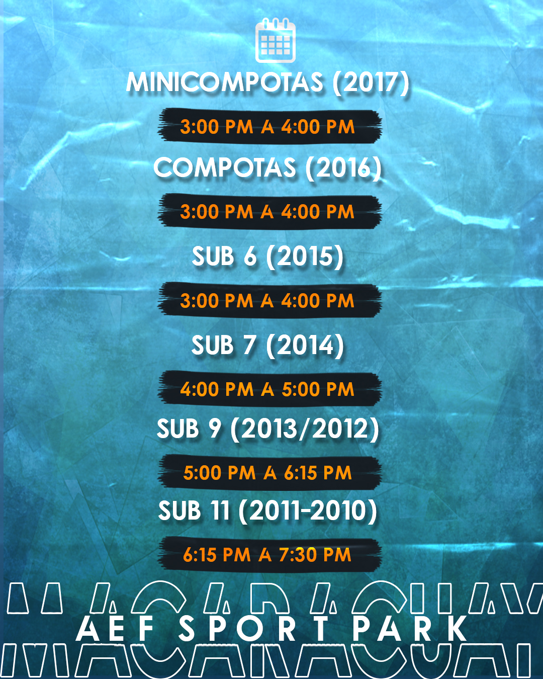 Horario Macaracuay