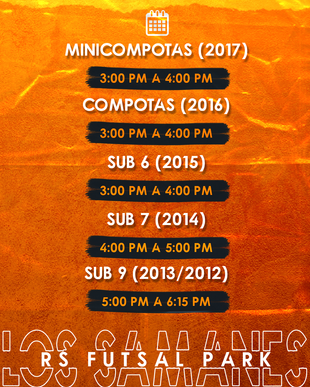 Horario Samanes 1