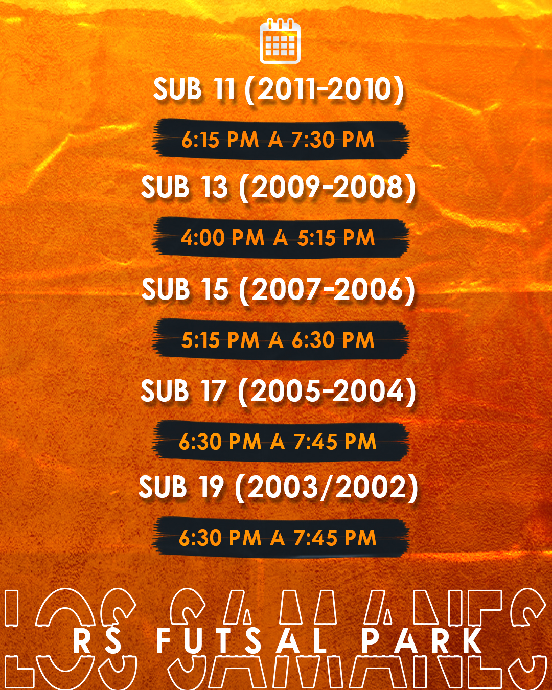 Horario Samanes 2